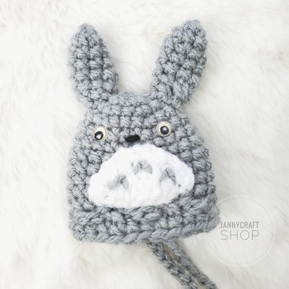 🚘Totoro beanie hat for shift knob cover handmade
